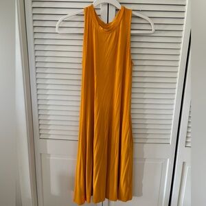 • time and tru sleeveless midi dress | s •